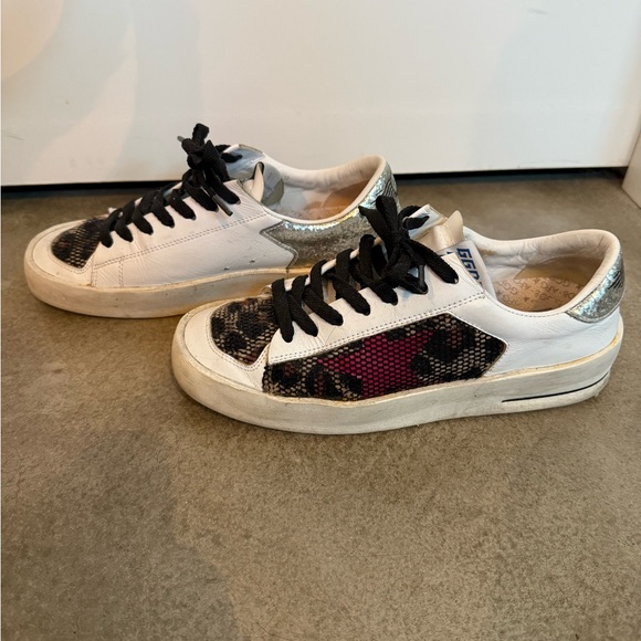 Authentic Golden Goose Stardan leopard mesh 7 - Picture 4 of 9